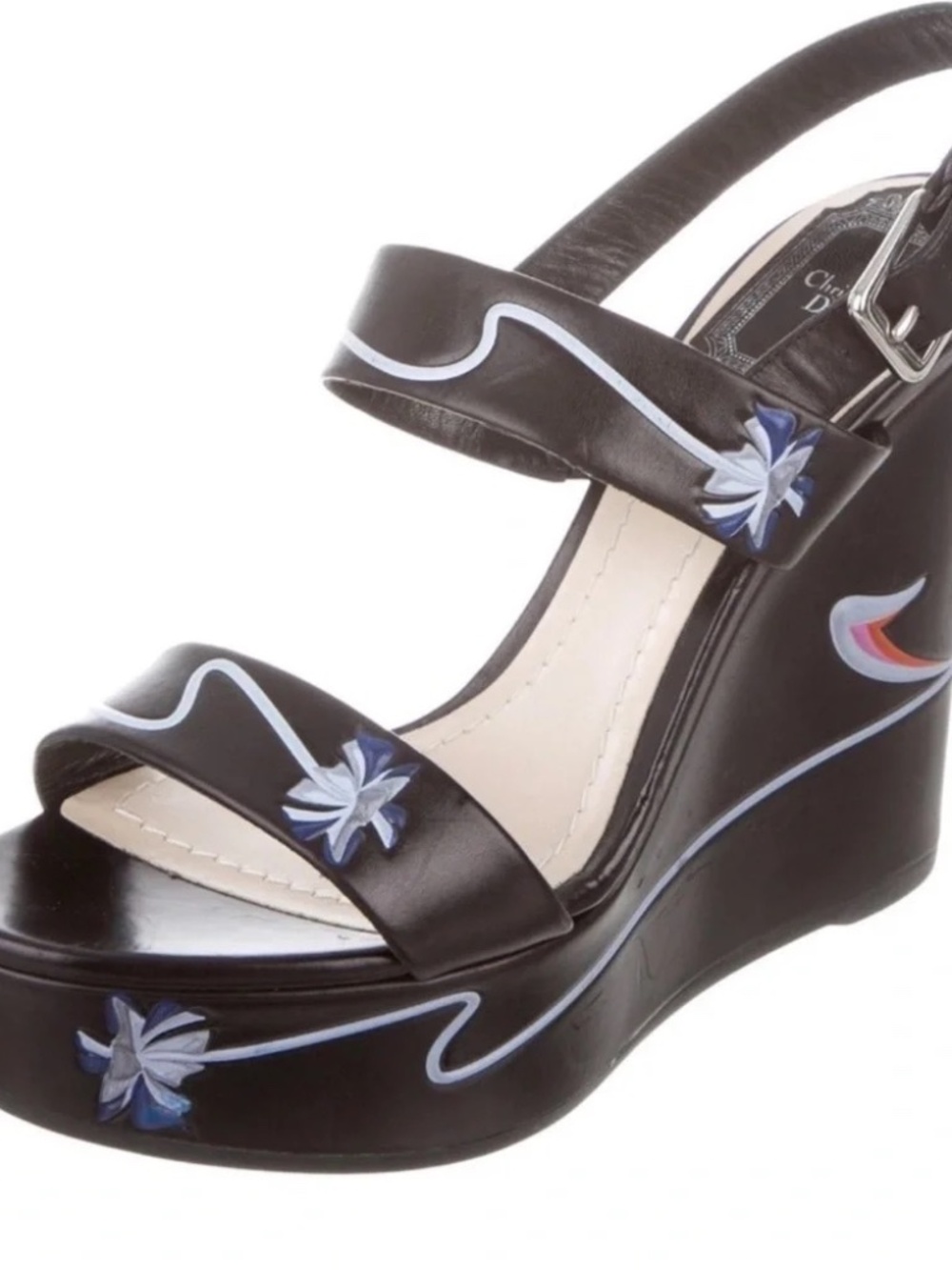 Christian Dior Paradise Wedges size 37.5 New